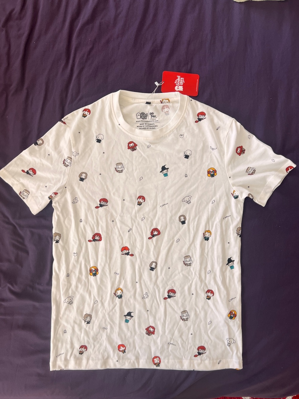 NWT Harry Potter Chibi All-Over Print Tee XS